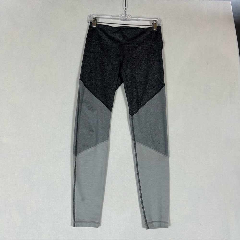 Old Navy Active Go Dry Leggings Women’s ST Small Tall Gray Colorblock Mid Rise